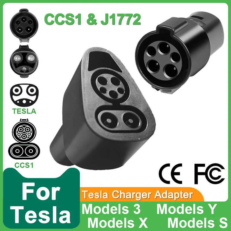 New Type1 J1772 & CCS1 to Tesla Model X Y 3 S EV Charger Adapter Electric Vehicle Connector Tesla Fast Charging Tpc Converter
New Type1 J1772 & CCS1 to Tesla Model X Y 3 S EV Charger Adapter Electric Vehicle Connector Tesla Fast Charging Tpc Converter