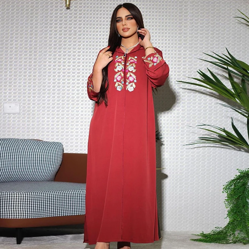 Hooded Embroidery Dubai Abayas For Women 2022 Eid Mubarak Arabic Hijab Muslim Dress Turkey Modest Moroccan Abaya Ramadan Jalabiy
Hooded Embroidery Dubai Abayas For Women 2022 Eid Mubarak Arabic Hijab Muslim Dress Turkey Modest Moroccan Abaya Ramadan Jalabiy
