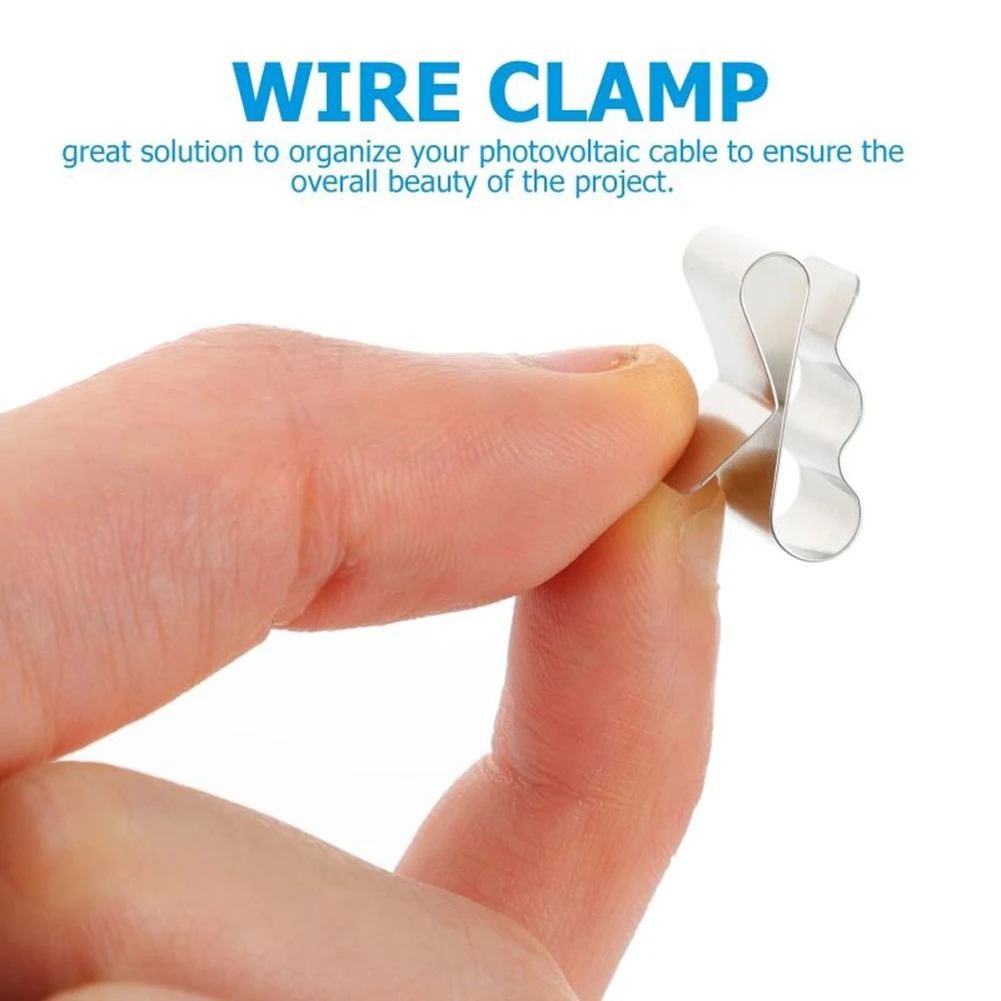 New Arrive Cable Clips Solar Panel Professional PV Cable Clips 20/50pcs Solar Cable Fastener Solar Cable Organizer
New Arrive Cable Clips Solar Panel Professional PV Cable Clips 20/50pcs Solar Cable Fastener Solar Cable Organizer