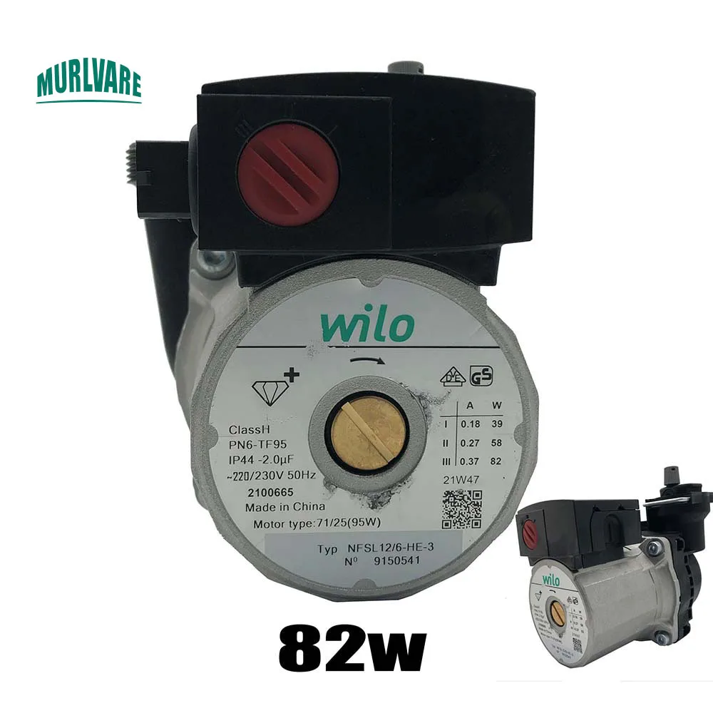 

Wholesale Wilo NFSL12/6-HE-3 82W Water Circulation Pump Motor For Vaillant BAXI SMALES Haydn Gas Heater Boiler Replacement