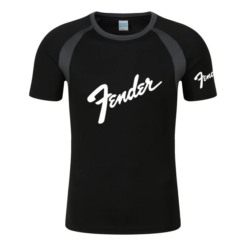 

Мужские футболки с логотипом музыкальной гитары, новинка 2023, хлопковые летние футболки с короткими рукавами реглан в стиле Харадзюку, топы с круглым вырезом, футболки