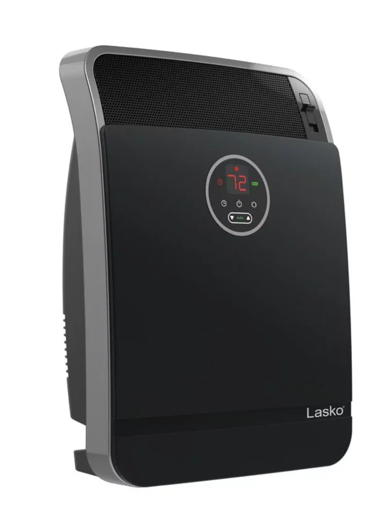 Lasko 1500W Electric Digital Whole Room Ceramic Console Space Heater with Remote Control, CC18306, Black
Lasko 1500W Electric Digital Whole Room Ceramic Console Space Heater with Remote Control, CC18306, Black