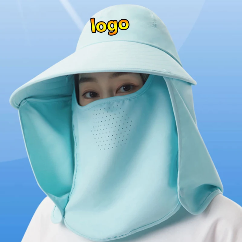 New Summer Custom Logo Unisex Sunscreen Hats Fashion Women Anti-uv Big Brim Cover Face Bucket Hat Cycling Breathable Cap
New Summer Custom Logo Unisex Sunscreen Hats Fashion Women Anti-uv Big Brim Cover Face Bucket Hat Cycling Breathable Cap