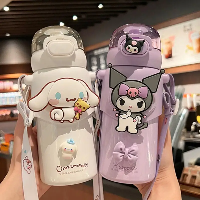 Kawaii Sanrio Straw Thermos Cup My Melody Kuromi Cinnamoroll Anime Cute Cross-Body Portable Straight Drinking Cup Toys for Girls
Kawaii Sanrio Straw Thermos Cup My Melody Kuromi Cinnamoroll Anime Cute Cross-Body Portable Straight Drinking Cup Toys for Girls
