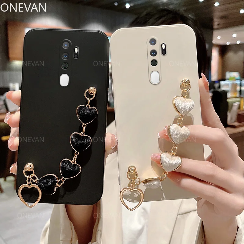 Luxury Wrist Chain Silicone Plush Phone Case For OPPO A5 A9 A15 A16 A16S A52 A53 A54S A72 A74 A93 A95 F19 Pro Realme9 9i 8 C21Y
Luxury Wrist Chain Silicone Plush Phone Case For OPPO A5 A9 A15 A16 A16S A52 A53 A54S A72 A74 A93 A95 F19 Pro Realme9 9i 8 C21Y