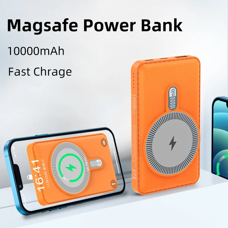 Magnetic Wireless Power Bank 10000mAh Fast Charge External Battery Macsafe Portable Powerbank For Iphone 14/13/12 Huawei Xiaomi
Magnetic Wireless Power Bank 10000mAh Fast Charge External Battery Macsafe Portable Powerbank For Iphone 14/13/12 Huawei Xiaomi