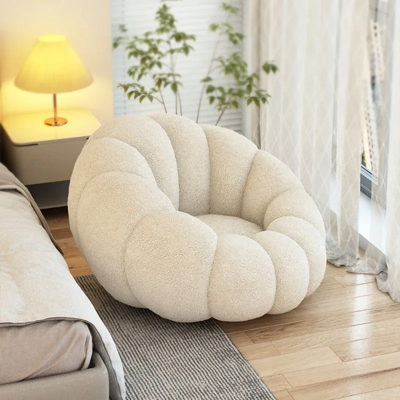 Modern Lazy Armsofa Sponge Bean Bag Round Sofa Lambswool Minimalist Decoration Living Room Canape Salon House Hall Furniture
Modern Lazy Armsofa Sponge Bean Bag Round Sofa Lambswool Minimalist Decoration Living Room Canape Salon House Hall Furniture