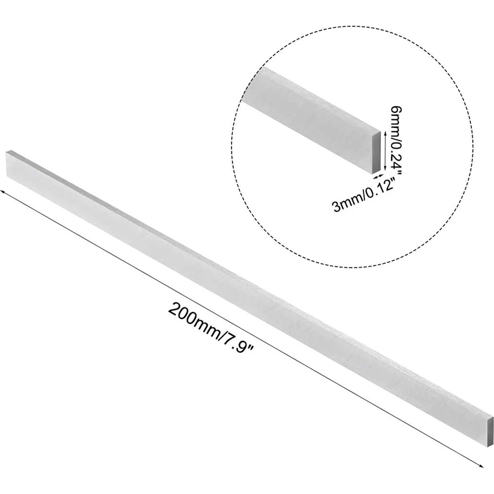 Power Tool Steel Bar Milling Silver Turning White Steel Bar Square Steel Bar 1pc 200mm / 7.87Inch CNC Lathe Tools
Power Tool Steel Bar Milling Silver Turning White Steel Bar Square Steel Bar 1pc 200mm / 7.87Inch CNC Lathe Tools