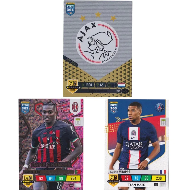 

2023 Panini Fifa365 Uefa Champions League Ballsuperstar Collection Card Mbappe Haaland Neymar Signature Fans Kids Gift Cards Toy