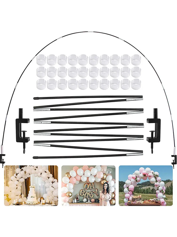 Small arch decoration on the table, balloon arch on the table, arch pole bracket on the table
Small arch decoration on the table, balloon arch on the table, arch pole bracket on the table