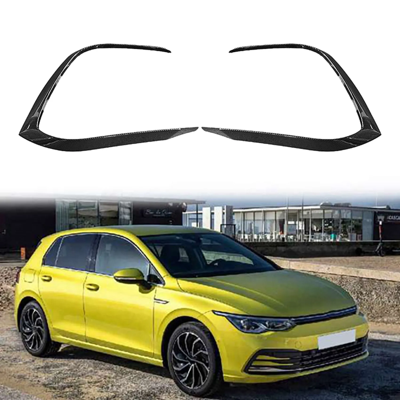 Car Front Bumper Fog Light Lower Grille Frame Spoiler Splitter for Golf 8 MK8 2020 2021 Carbon Fiber
Car Front Bumper Fog Light Lower Grille Frame Spoiler Splitter for Golf 8 MK8 2020 2021 Carbon Fiber