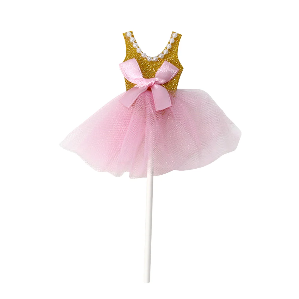 

Cupcake Party Supplies Ballet Ballerina Topper Picks Birthday Girlsdecorations Decor Decoration Gold Pearl Accessories