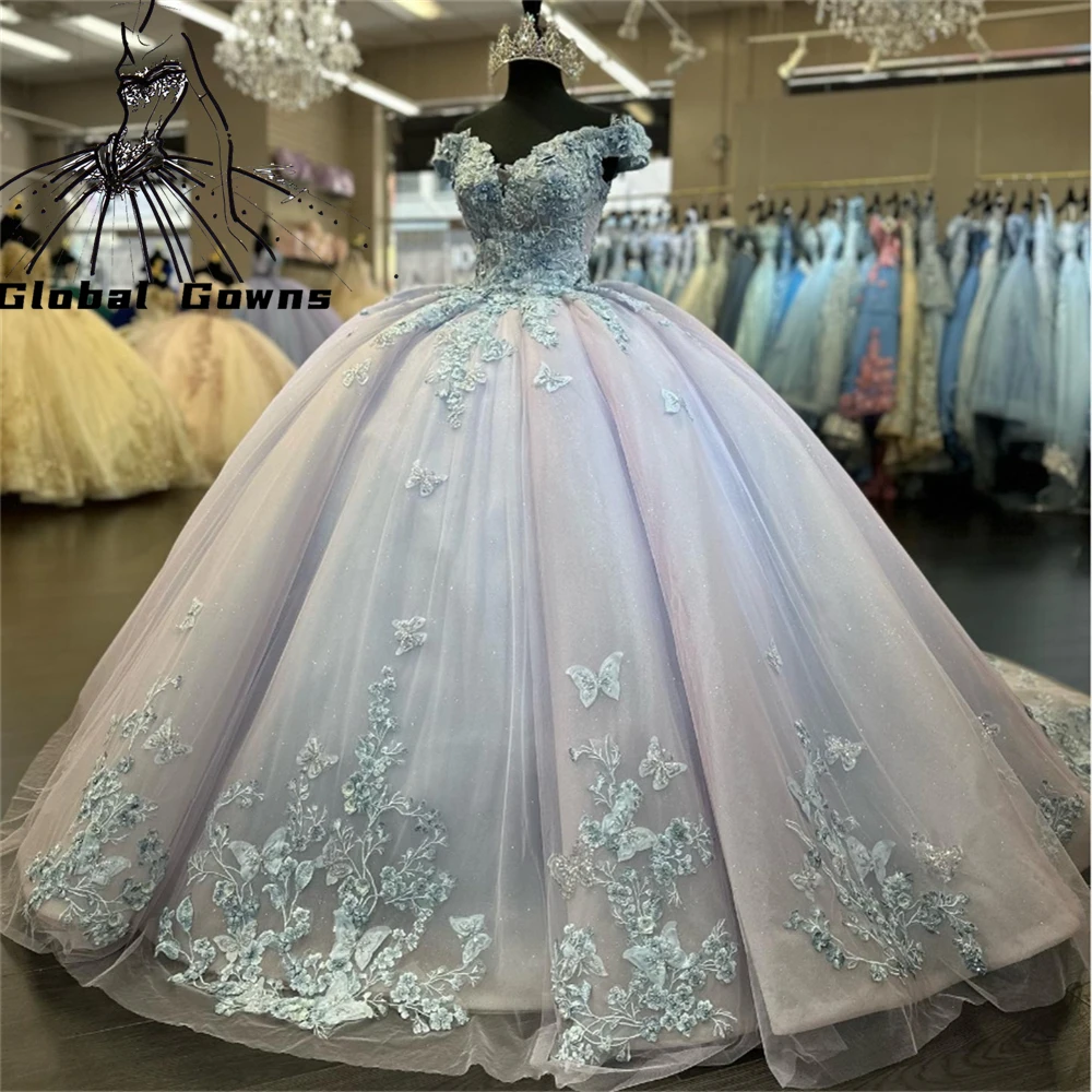 Mexico Off The Shoulder Ball Gown Quinceanera Dress Beaded Birthday Party Gowns Appliques Sweet 16 Prom Dresses Robe De Bal
Mexico Off The Shoulder Ball Gown Quinceanera Dress Beaded Birthday Party Gowns Appliques Sweet 16 Prom Dresses Robe De Bal