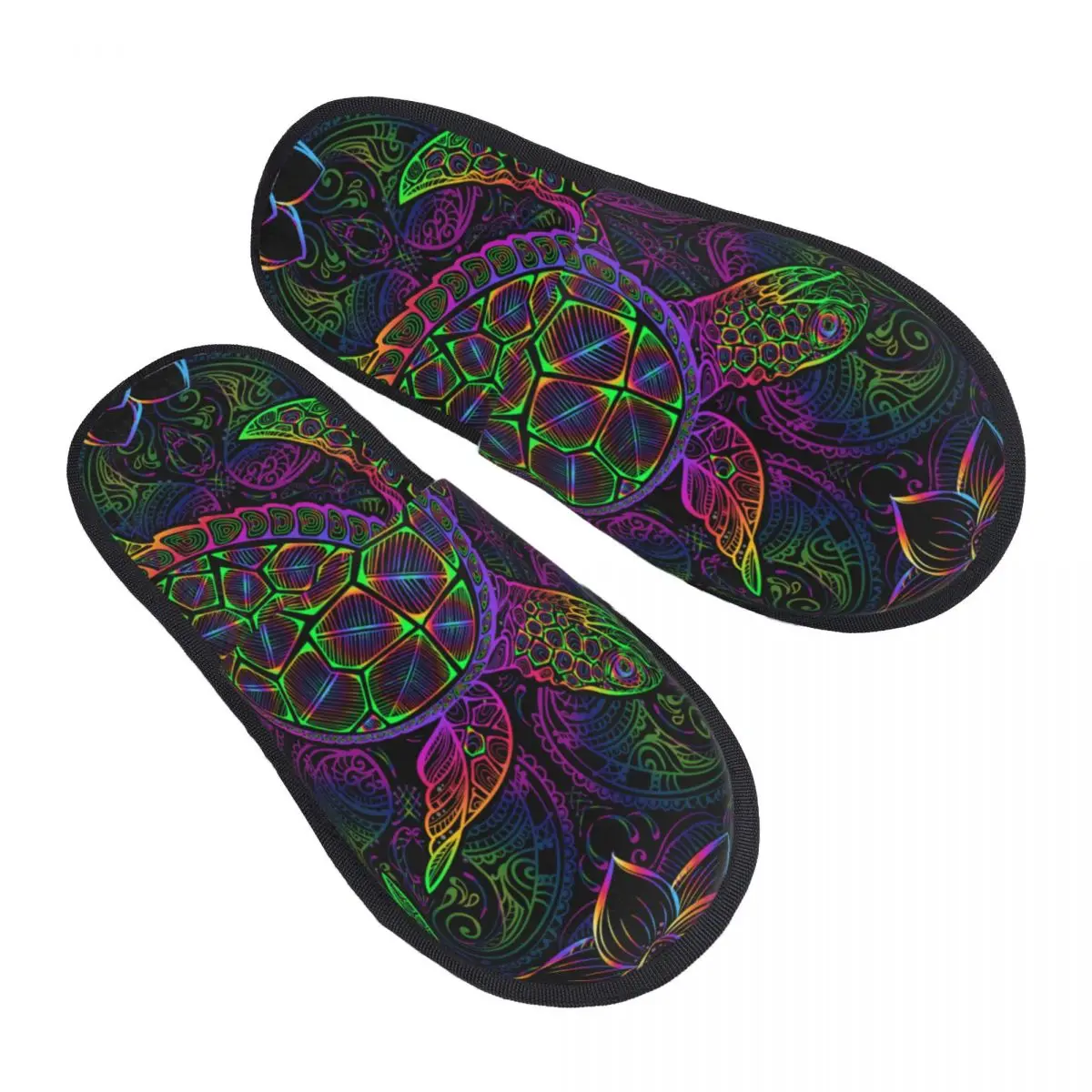 Winter Slipper Woman Man Fashion Fluffy Warm Slippers Sea Turtle Mandala House Slippers Funny Shoes 
Winter Slipper Woman Man Fashion Fluffy Warm Slippers Sea Turtle Mandala House Slippers Funny Shoes