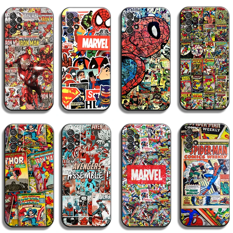 Marvel Cartoon Spiderman Phone Cases For Samsung Galaxy A31 A32 A51 A71 A52 A72 4G 5G A11 A21S A20 A22 4G Carcasa Soft TPU
Marvel Cartoon Spiderman Phone Cases For Samsung Galaxy A31 A32 A51 A71 A52 A72 4G 5G A11 A21S A20 A22 4G Carcasa Soft TPU