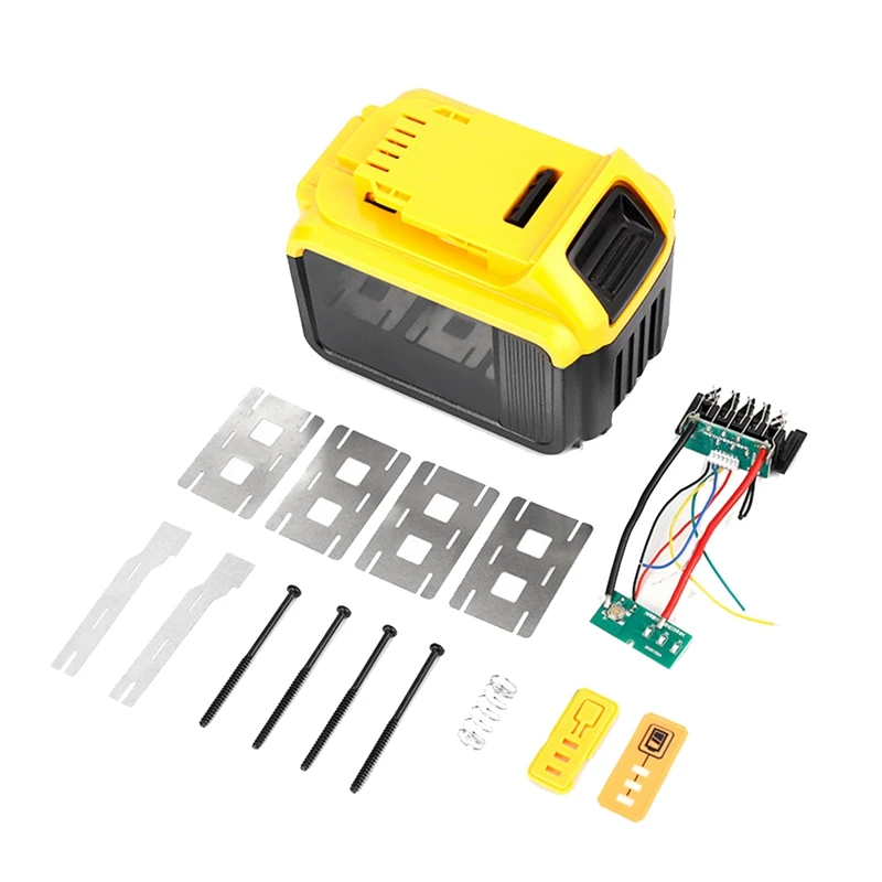 Hot TTKK Battery Plastic Case+Lithium Battery Protective Board 21V For Dewalt 15-Cell Battery Tool Battery Case Kit 
Hot TTKK Battery Plastic Case+Lithium Battery Protective Board 21V For Dewalt 15-Cell Battery Tool Battery Case Kit