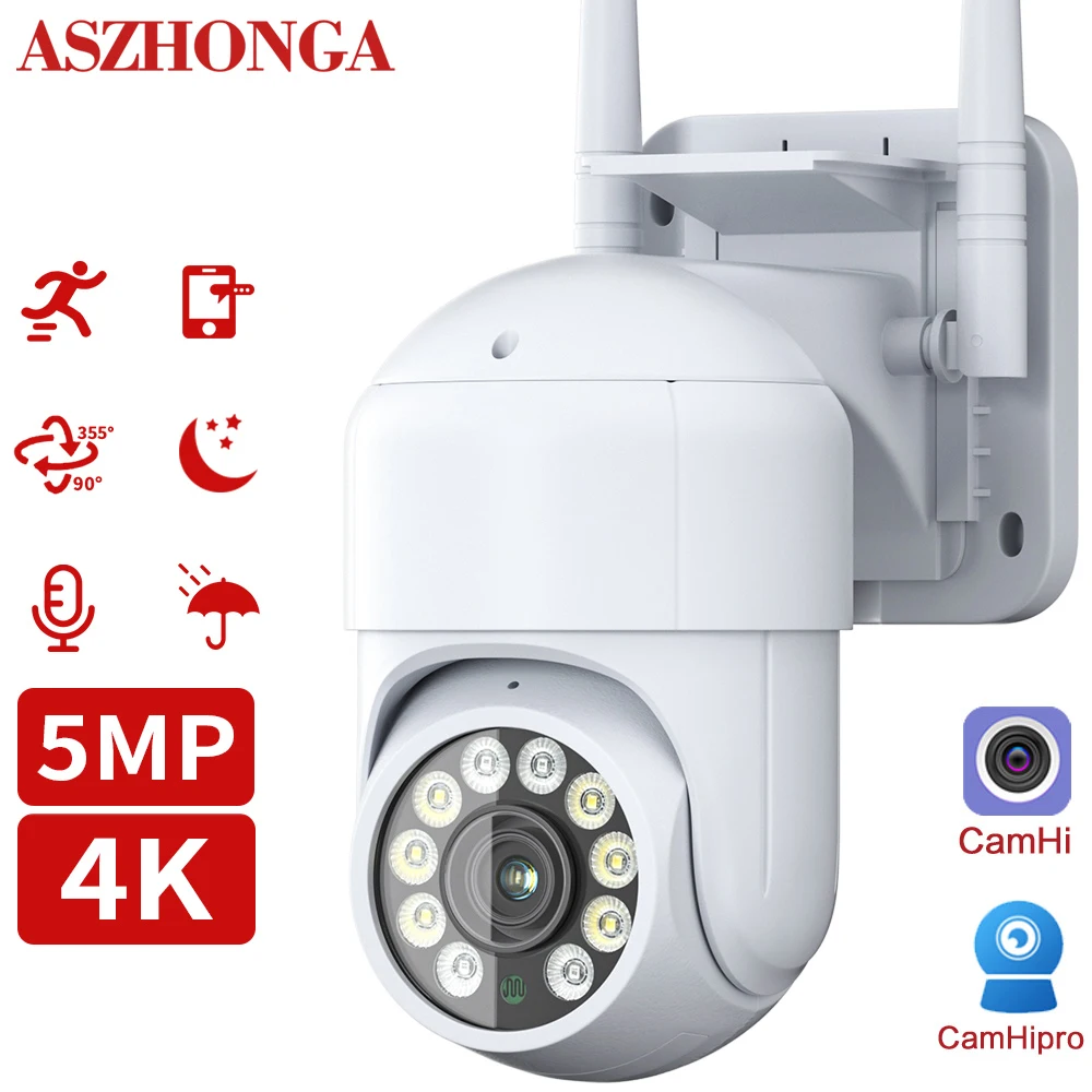 1080P Security IP Camera Wireless WIFI 4X Zoom Outdoor Indoor PTZ HD 8MP CCTV Dome Surveillance Cam Motion Tracking CamHipro
1080P Security IP Camera Wireless WIFI 4X Zoom Outdoor Indoor PTZ HD 8MP CCTV Dome Surveillance Cam Motion Tracking CamHipro