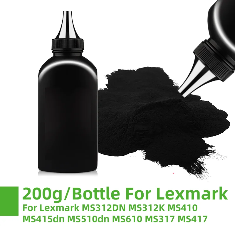 Compatible For Lexmark Toner Powder Cartridge MS310dn MS312DN MS312K MS410 MS415dn MS510dn MS610 MS317 MS417 printer
Compatible For Lexmark Toner Powder Cartridge MS310dn MS312DN MS312K MS410 MS415dn MS510dn MS610 MS317 MS417 printer
