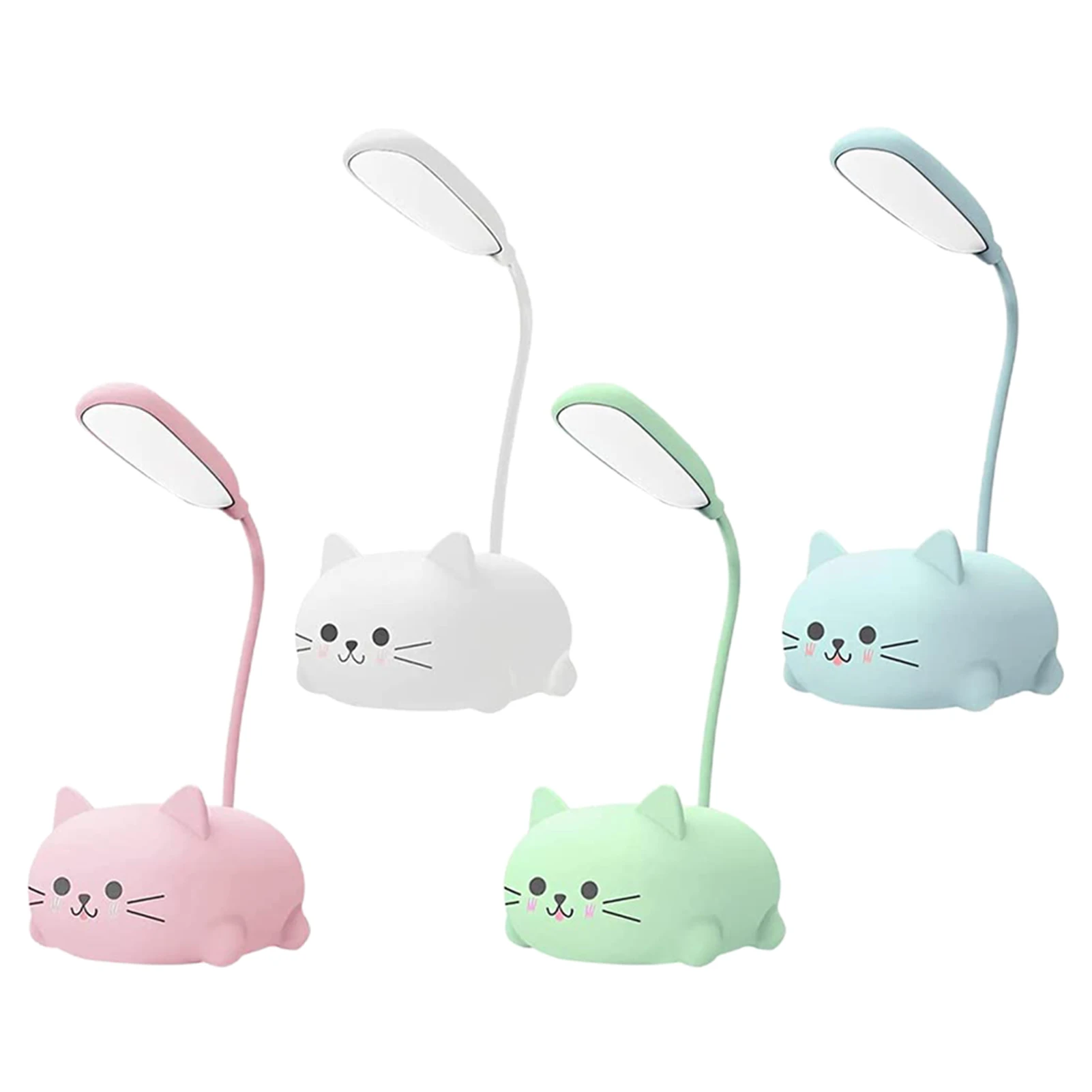 4pcs Mini Night Light Reading Table Lamp Cartoon Cat Cute USB Rechargeable Led Warm White Home Office Dormitory Foldable
4pcs Mini Night Light Reading Table Lamp Cartoon Cat Cute USB Rechargeable Led Warm White Home Office Dormitory Foldable