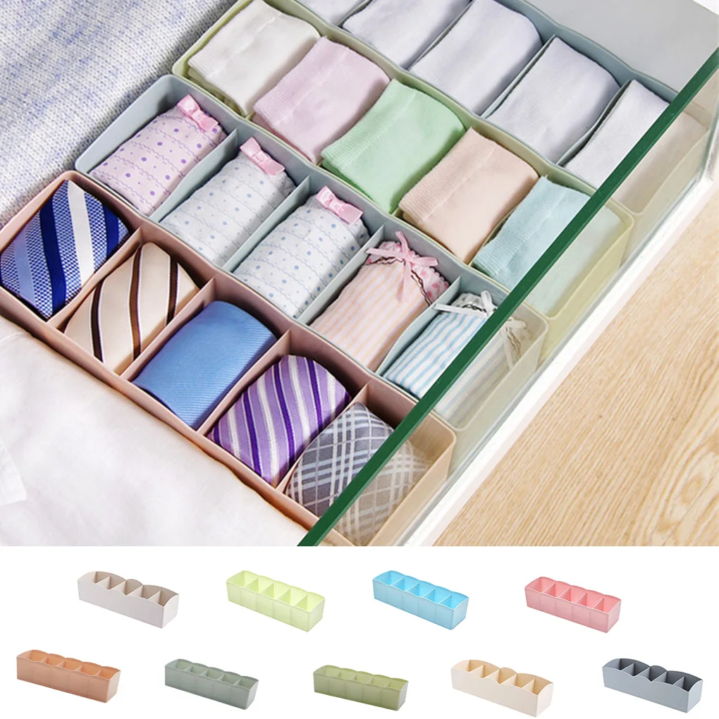 Small Items Storage Box 5 Cells Plastic Tie Storage Box Bra Socks Drawer Organizer Cosmetic Tidy Divider Home Accessories
Small Items Storage Box 5 Cells Plastic Tie Storage Box Bra Socks Drawer Organizer Cosmetic Tidy Divider Home Accessories