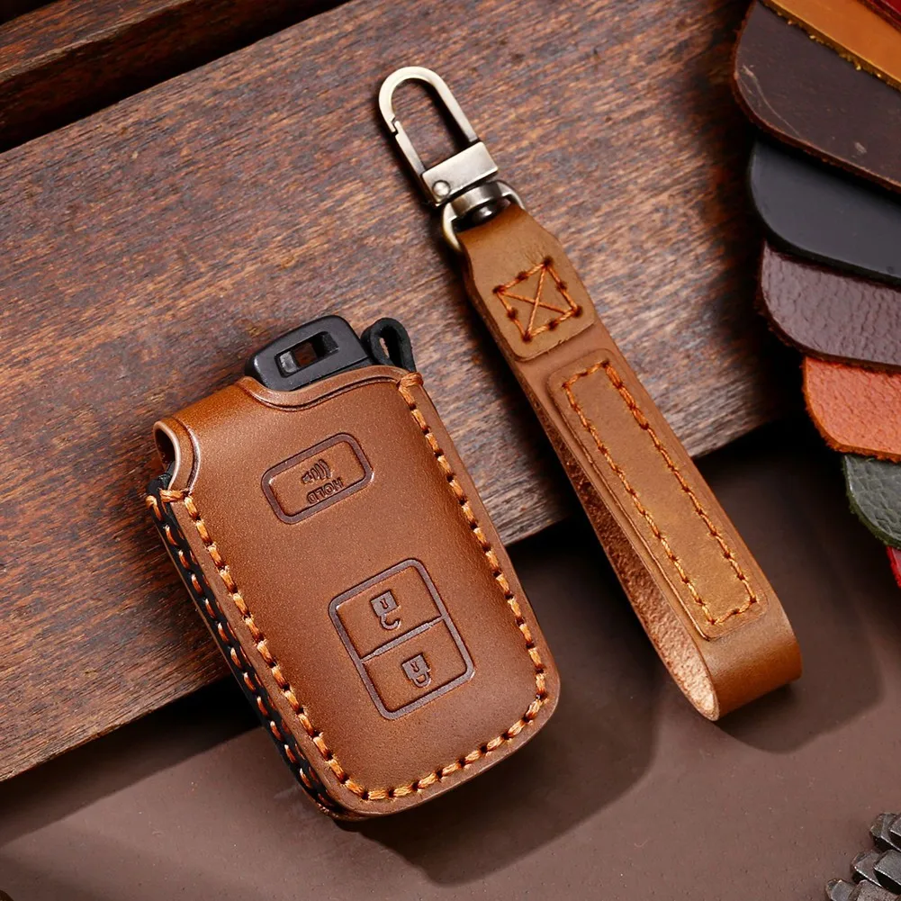 2022 New Leather Smart Car Key Cover Case Fob Holder for Toyota 4 Runner Tundra Tacoma Remote Entry System Kits
2022 New Leather Smart Car Key Cover Case Fob Holder for Toyota 4 Runner Tundra Tacoma Remote Entry System Kits