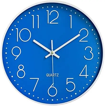 - Reloj de pared silencioso de 30 cm, sin tictac, de cuarzo, funciona con pilas, moderno y redondo, para oficina, aula, cocina,
- Reloj de pared silencioso de 30 cm, sin tictac, de cuarzo, funciona con pilas, moderno y redondo, para oficina, aula, cocina,
