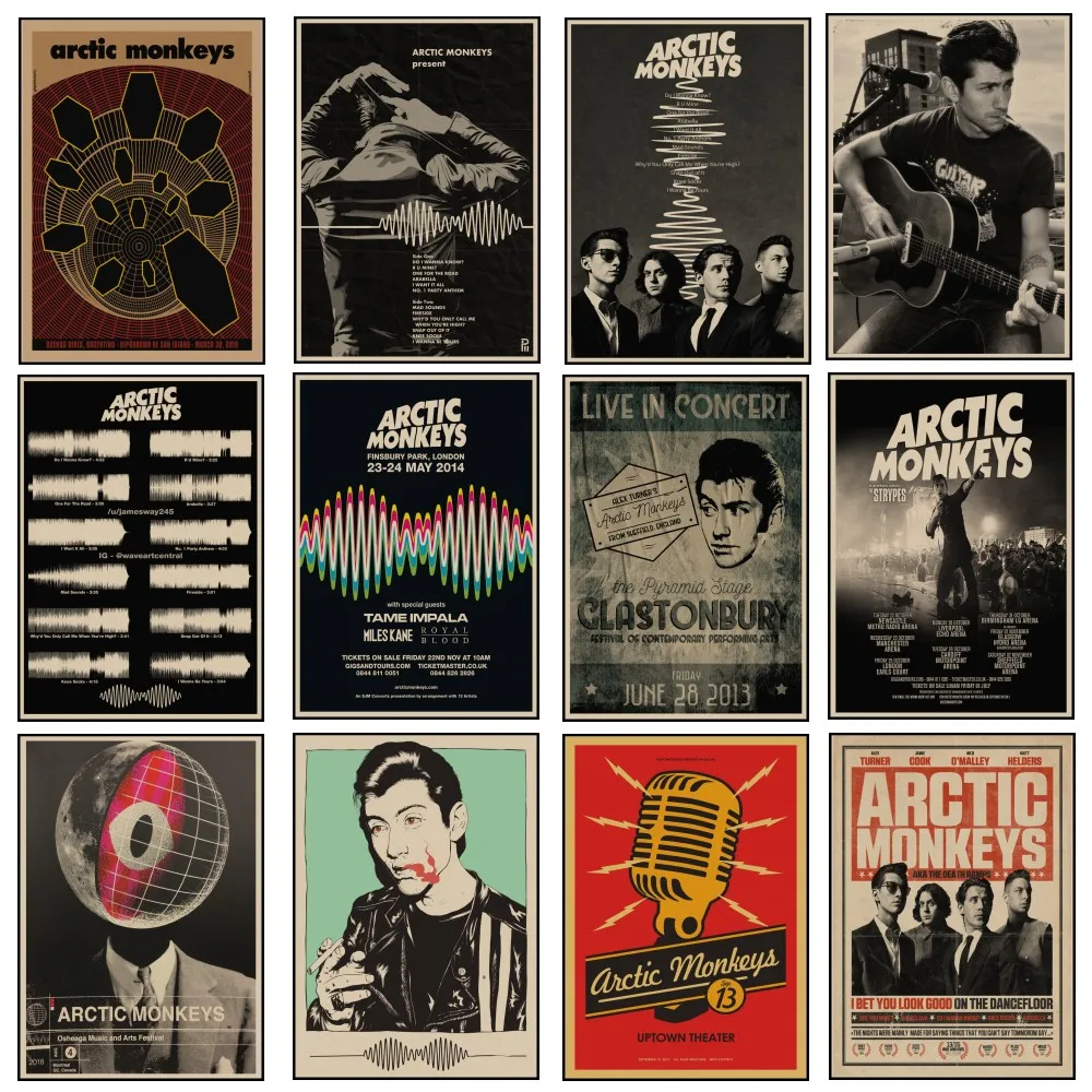 Rock Band Arctic Monkeys Kraft Paper Paper Posters Wall Home Bar Posters Home Decor Gift Home Decor Wall Sticker Posters
Rock Band Arctic Monkeys Kraft Paper Paper Posters Wall Home Bar Posters Home Decor Gift Home Decor Wall Sticker Posters