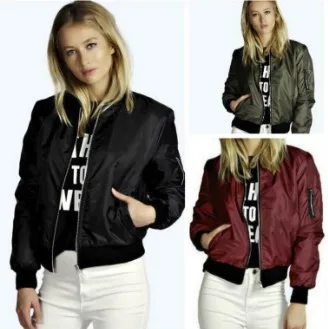 2022 Spring Autumn Thin Solid Jackets Women Casual Zipper Bomber Jacket Long Sleeve Coat Female Fashion Classic Slim Outerwears
2022 Spring Autumn Thin Solid Jackets Women Casual Zipper Bomber Jacket Long Sleeve Coat Female Fashion Classic Slim Outerwears