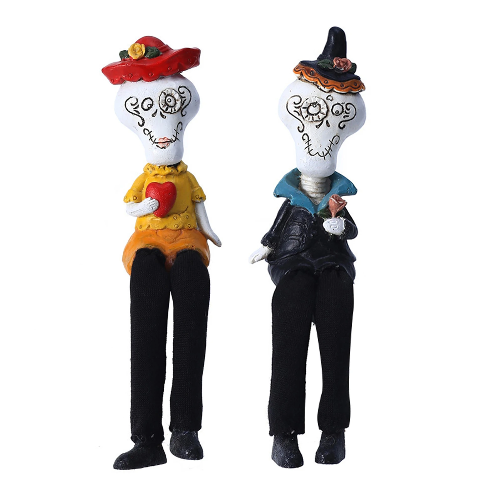 Creative Dangling Ghost Head Couple Ornament Personalized Hanging Legs Doll Desktop Decoration for Home Living Room Bedroom
Creative Dangling Ghost Head Couple Ornament Personalized Hanging Legs Doll Desktop Decoration for Home Living Room Bedroom