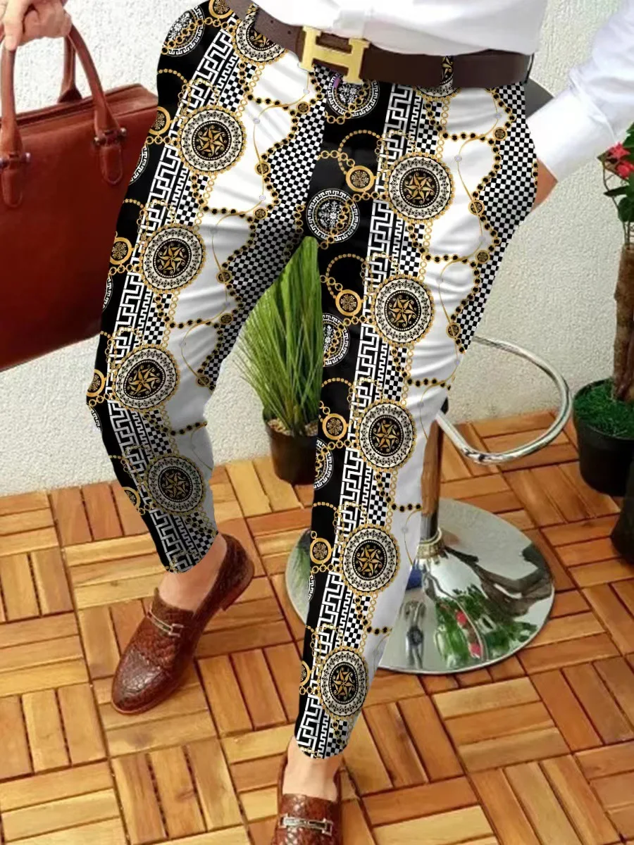 2022 Men's Business Casual Fashion Trousers Retro Harajuku Pattern Print Straight Trousers Spring and Autumn Trend Streetwear
2022 Men's Business Casual Fashion Trousers Retro Harajuku Pattern Print Straight Trousers Spring and Autumn Trend Streetwear