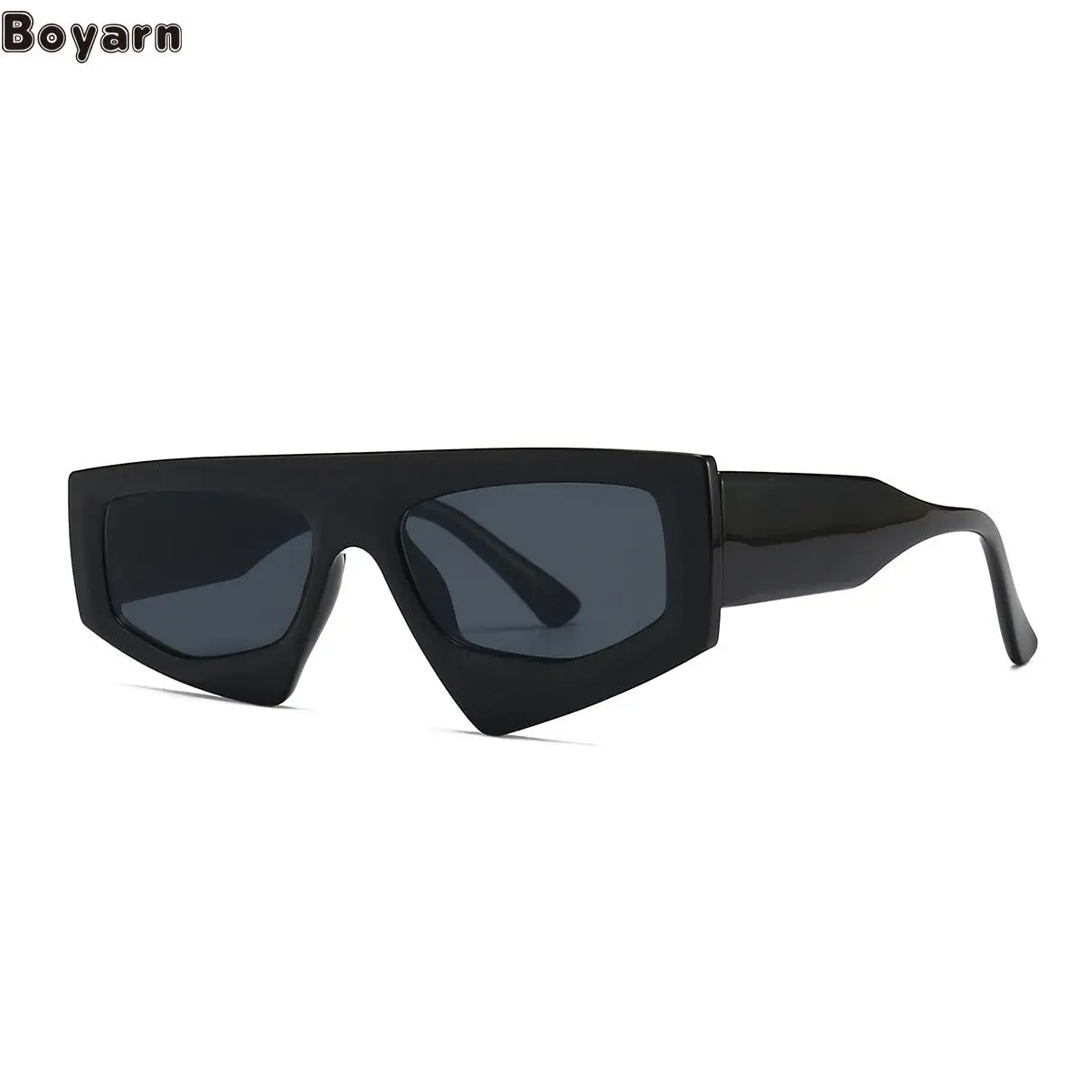 

Boyarn 2022 Fashion Men's And Women's Irregular Diagonal Frame Sunglasses Ins Luxury Brand Design Gafas De Sol Modern Sunglass