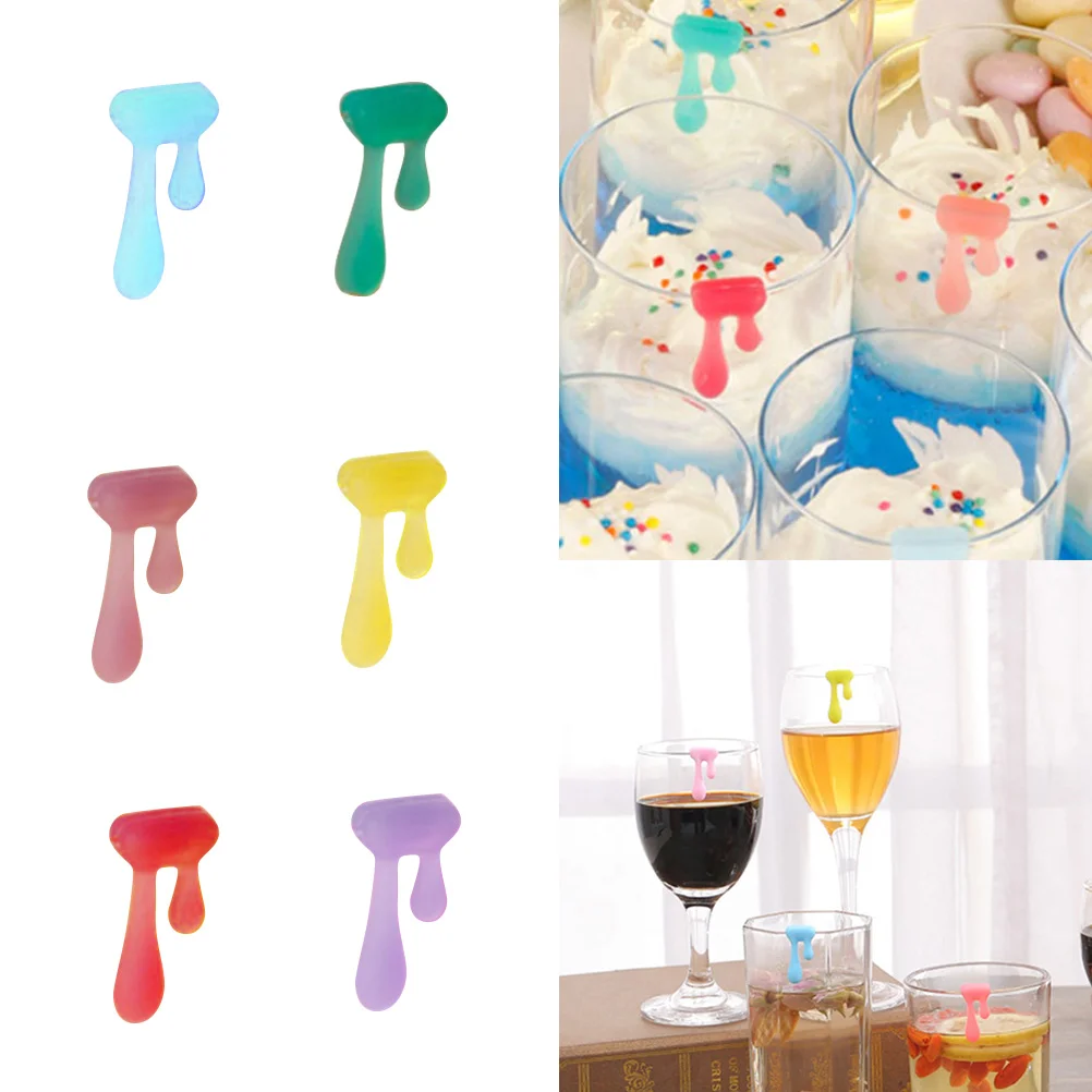 6pcs Drop Shape Glass Marker Creative Drinking Cup Identifier Party Cup Sign )
6pcs Drop Shape Glass Marker Creative Drinking Cup Identifier Party Cup Sign )