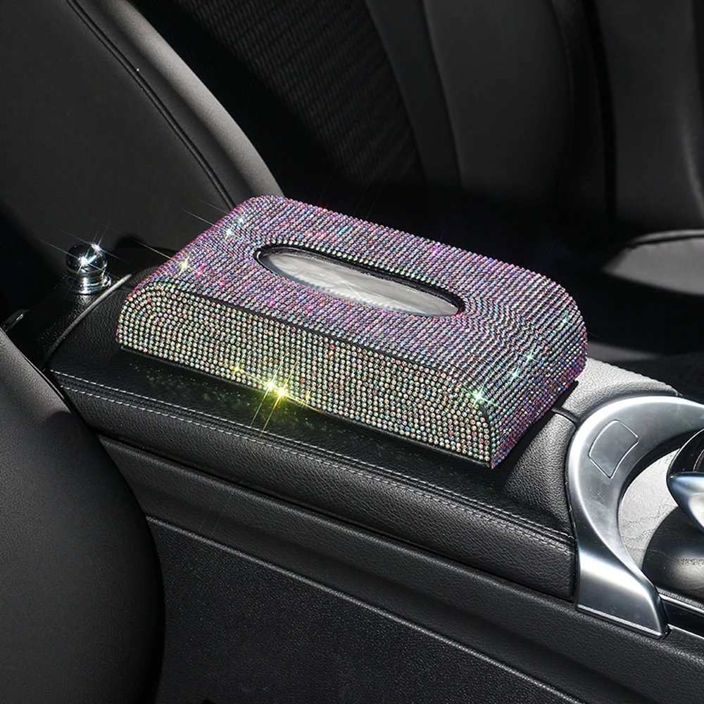 Crystal Diamond Car Tissue Box Holder Cube Napkin Dispenser Auto Decoration Bling Car Accessories Interior for Women
Crystal Diamond Car Tissue Box Holder Cube Napkin Dispenser Auto Decoration Bling Car Accessories Interior for Women