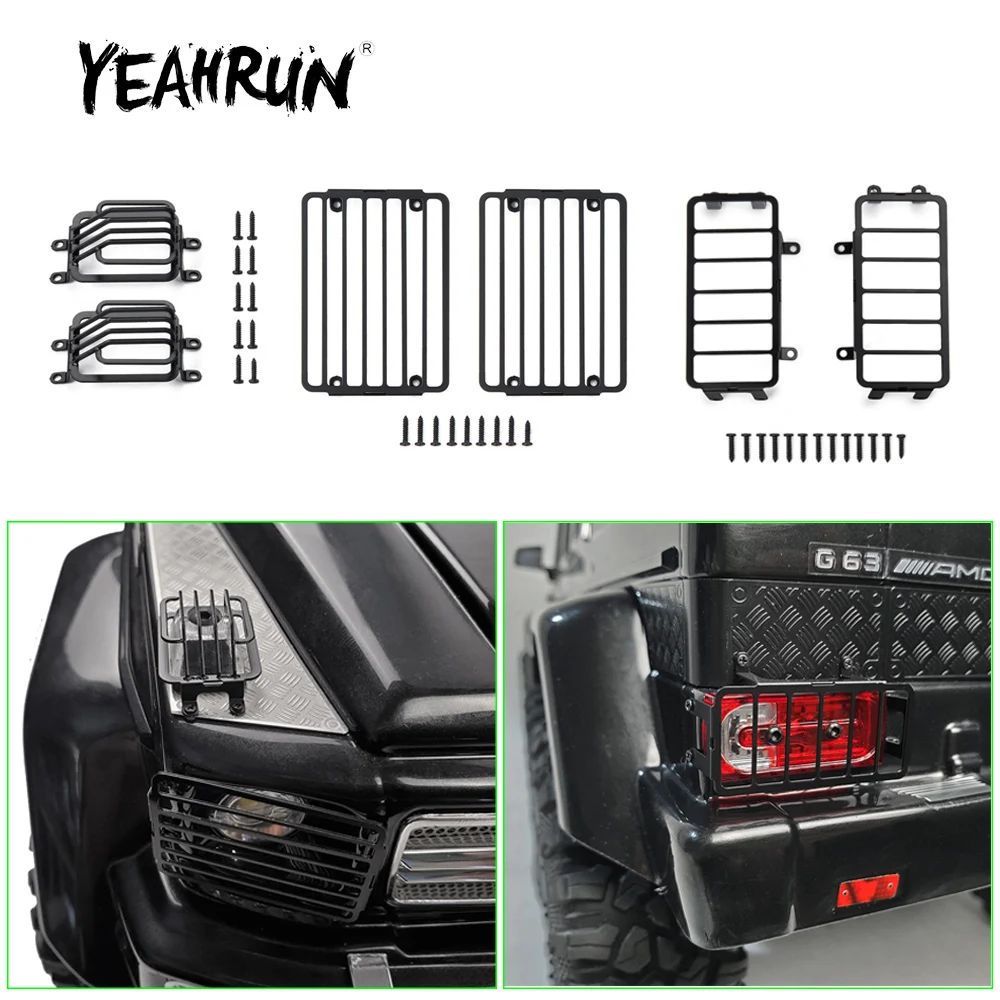 YEAHRUN 2 шт. металлические передние/боковые/задние фары решетка для Traxxas TRX-6 G63 1/10 RC ROCK Crawler автомобильные декоративные детали
YEAHRUN 2 шт. металлические передние/боковые/задние фары решетка для Traxxas TRX-6 G63 1/10 RC ROCK Crawler автомобильные декоративные детали
