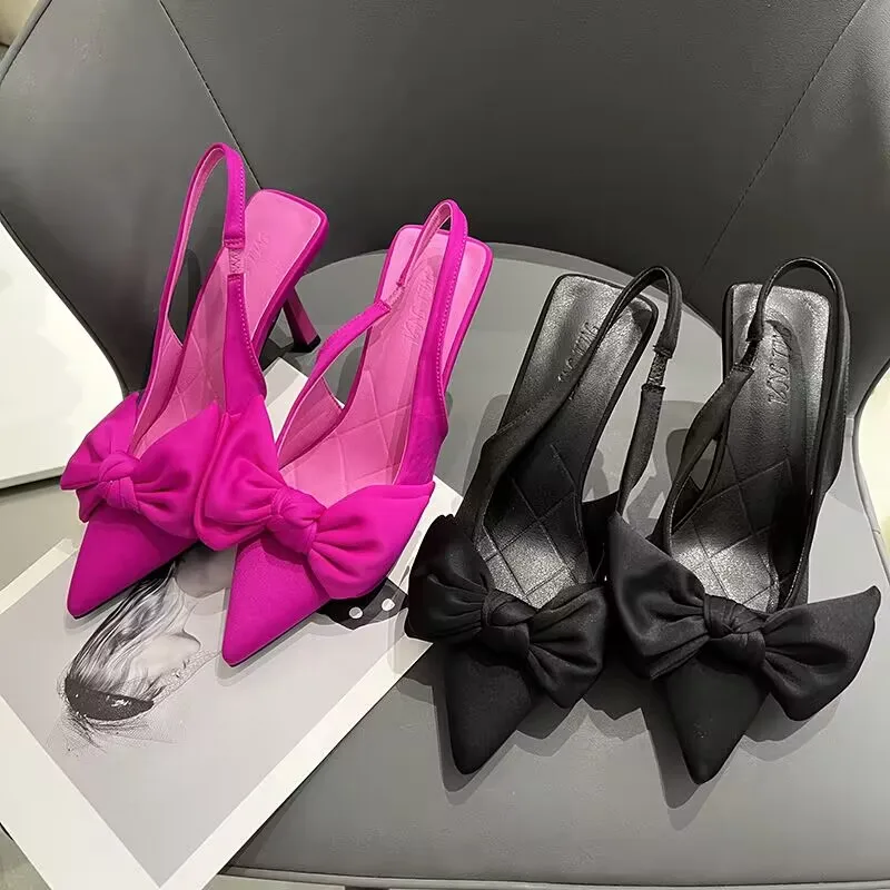 Women Shoes 2023 Summer New Butterfly Knot Women Slingbacks Heels Shoes Sexy Dress Thin Heel Pointed Toe Ladies High Heels Women
Women Shoes 2023 Summer New Butterfly Knot Women Slingbacks Heels Shoes Sexy Dress Thin Heel Pointed Toe Ladies High Heels Women