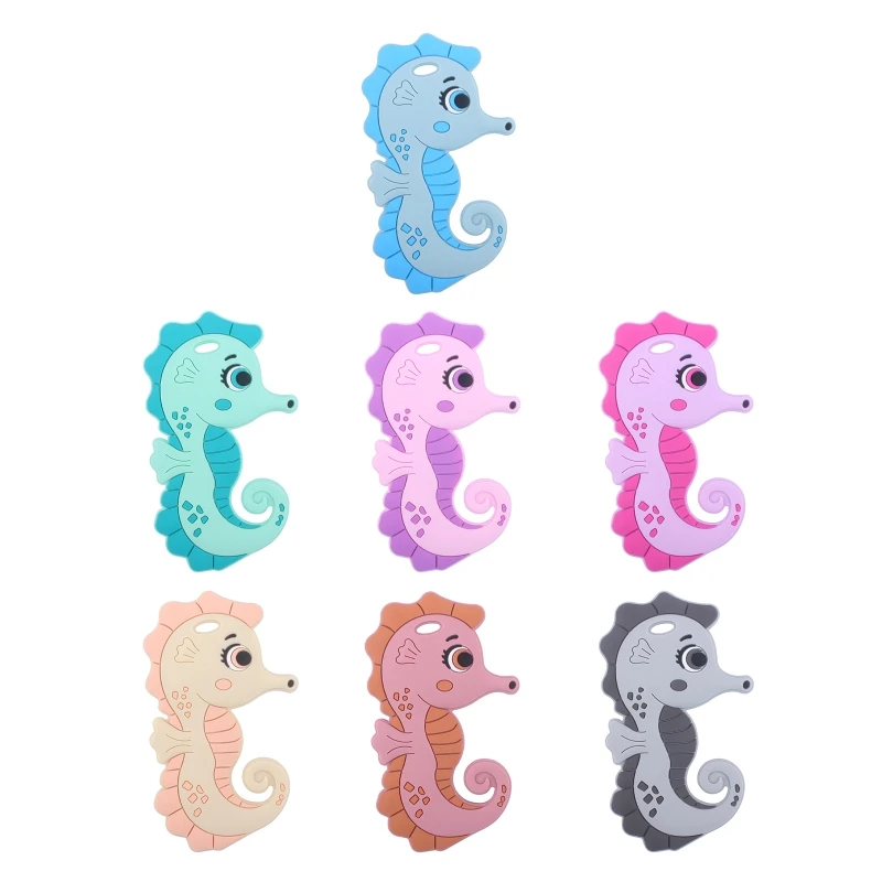 Cartoon Hippocampus Shape Silicone Baby Molar Teether DIY Pacifier Chain Jewelry Accessories for Boys Girls Shower Gift N1HB
Cartoon Hippocampus Shape Silicone Baby Molar Teether DIY Pacifier Chain Jewelry Accessories for Boys Girls Shower Gift N1HB