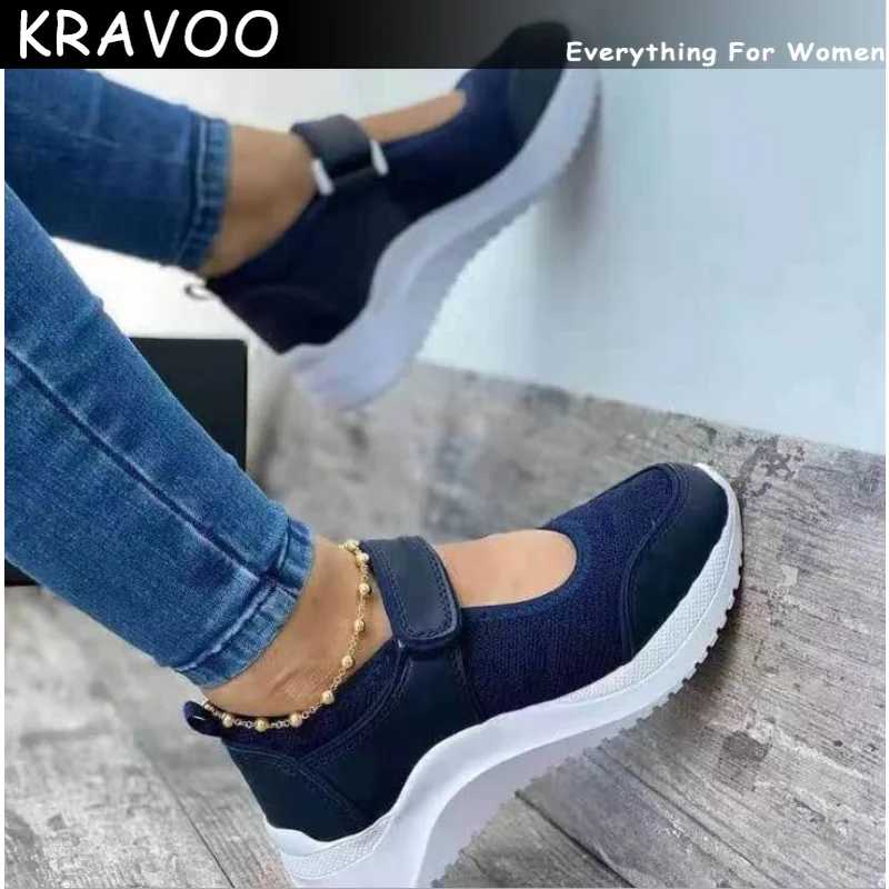 KRAVOO Platform Shoes for Women Mesh Wedges Women Sneakers Hook and Loop Women's Running Shoes Plus Size Sports Shoes 2023 New
KRAVOO Platform Shoes for Women Mesh Wedges Women Sneakers Hook and Loop Women's Running Shoes Plus Size Sports Shoes 2023 New
