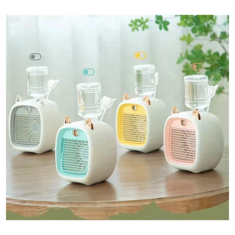 Мини-кондиционер Настольный портативный с функцией очистки и увлажнения воздуха, 1200 мАч 
Мини-кондиционер Настольный портативный с функцией очистки и увлажнения воздуха, 1200 мАч