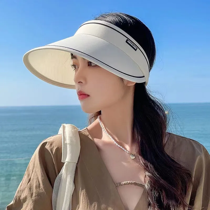 summer hats for Women Sunvisor New Summer Face Shield UV Protection Big brim Sunvisor Outdoor Open Top Hat
summer hats for Women Sunvisor New Summer Face Shield UV Protection Big brim Sunvisor Outdoor Open Top Hat