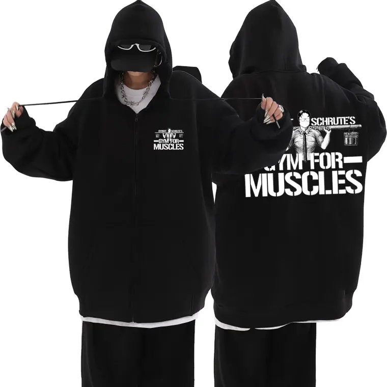 Толстовка на молнии для спортзала и мышц Dwight Schrute, Мужская модная толстовка на молнии, уличная одежда, мужской женский кардиган оверсайз, тол...
Толстовка на молнии для спортзала и мышц Dwight Schrute, Мужская модная толстовка на молнии, уличная одежда, мужской женский кардиган оверсайз, тол...