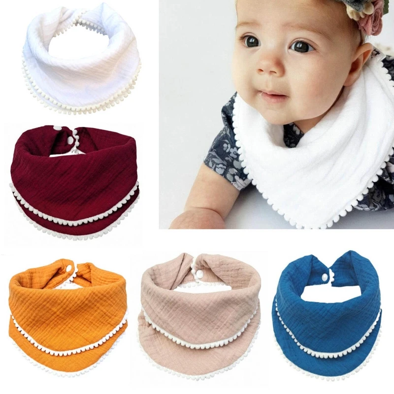 Newborn Baby Bibs Cotton Tassel Saliva Feeding Towel Double Layer Triangle Scarf Bandana Bib Boys Girls Slabber Absorbent Cloth
Newborn Baby Bibs Cotton Tassel Saliva Feeding Towel Double Layer Triangle Scarf Bandana Bib Boys Girls Slabber Absorbent Cloth