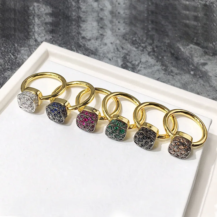 Fashion ring jewelry personality high quality light luxury honeycomb colored diamond square creative shape
Fashion ring jewelry personality high quality light luxury honeycomb colored diamond square creative shape