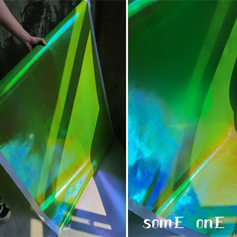 Rainbow Reflective Fabric Green Waterproof Cloth DIY Live Background Decor Stage Cosplay Skirt Bag Clothes Designer Fabric
Rainbow Reflective Fabric Green Waterproof Cloth DIY Live Background Decor Stage Cosplay Skirt Bag Clothes Designer Fabric