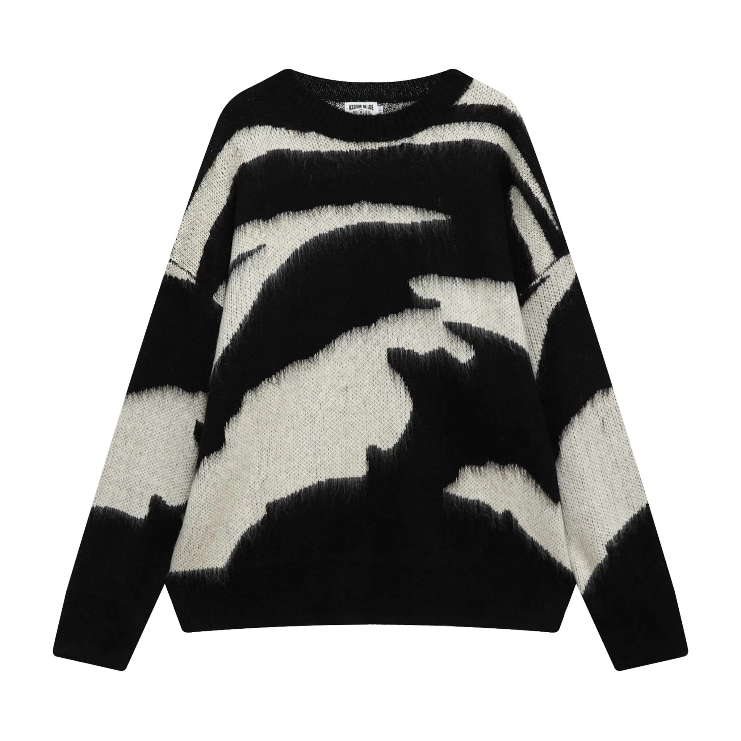 2023 Harajuku Sweater Zebra Pattern Irregular Black And White Knitted Street Wear Knitted Sweater Hip Hop Street Wear Retro
2023 Harajuku Sweater Zebra Pattern Irregular Black And White Knitted Street Wear Knitted Sweater Hip Hop Street Wear Retro