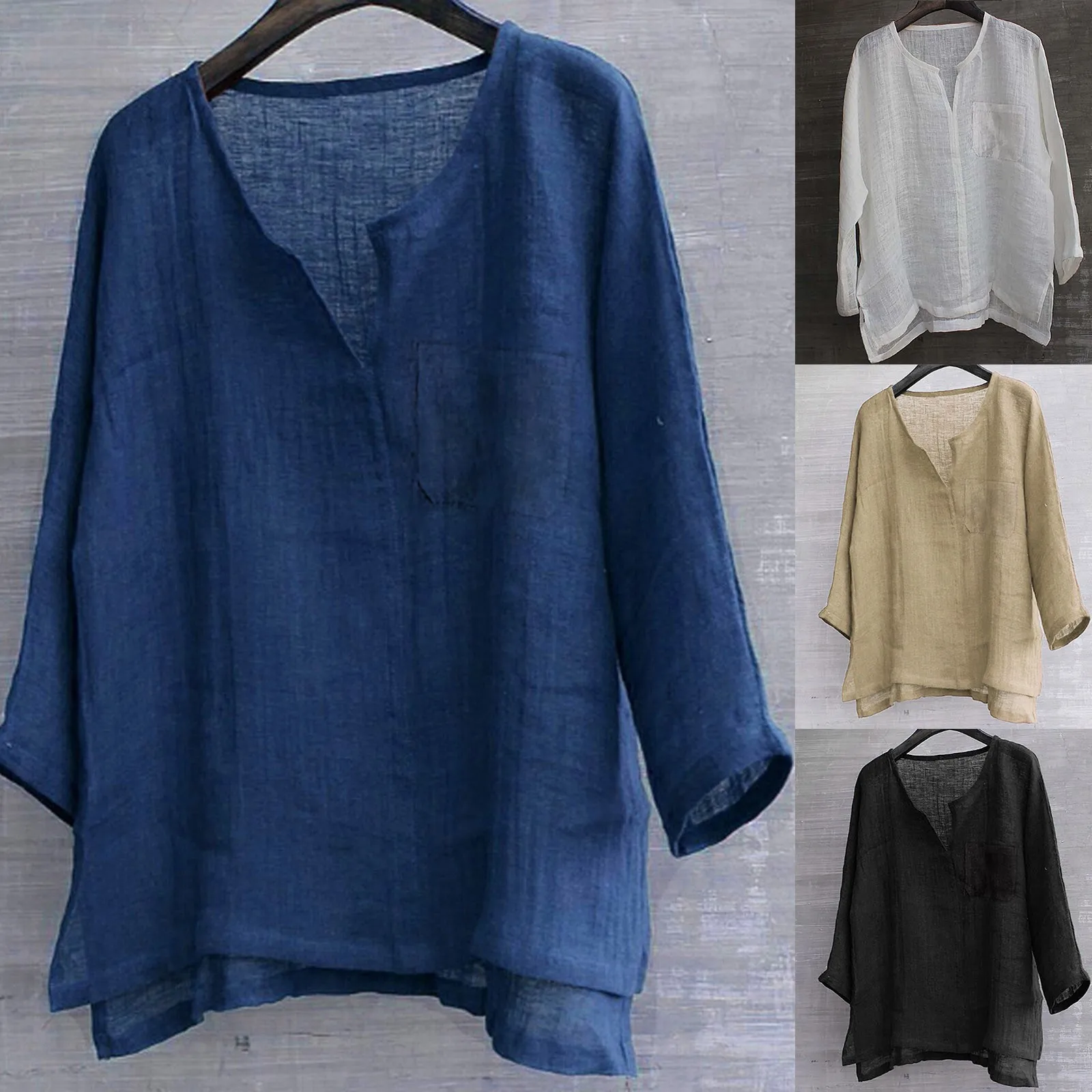 Mens Brief Breathable Comfy Solid Color Long And Short Sleeve Loose Pullover Casual T Shirts Blouse loose Cotton Linen Tops M-L5
Mens Brief Breathable Comfy Solid Color Long And Short Sleeve Loose Pullover Casual T Shirts Blouse loose Cotton Linen Tops M-L5