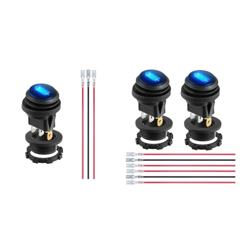 12V 20A LED Light Illuminated LED On/Off SPST 3 Pin 2 Position Mini Boat Rocker Toggle Switch for Car Boat LX0E
12V 20A LED Light Illuminated LED On/Off SPST 3 Pin 2 Position Mini Boat Rocker Toggle Switch for Car Boat LX0E