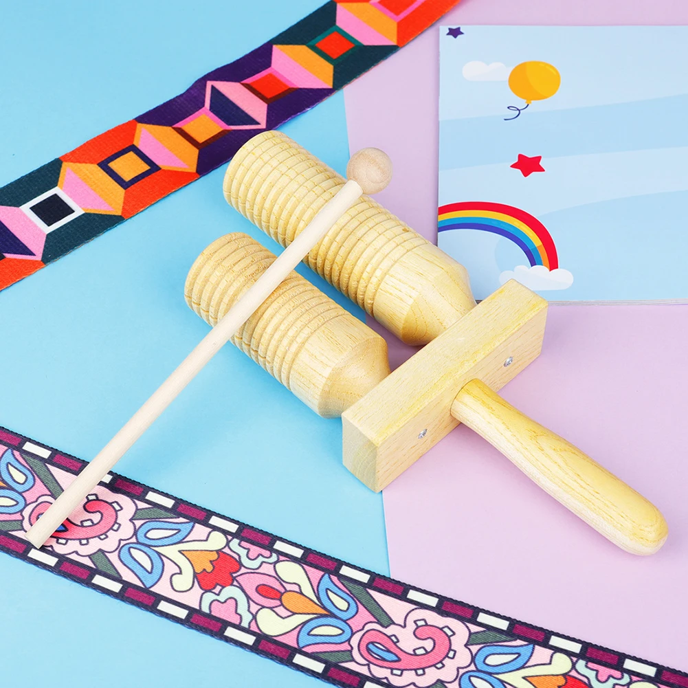 Wooden Bangzi Percussion Pleasant Sound with Stick Sound Tube Rod Treble Bass Easy Operation Multi Sound Tube Musical Instrument
Wooden Bangzi Percussion Pleasant Sound with Stick Sound Tube Rod Treble Bass Easy Operation Multi Sound Tube Musical Instrument
