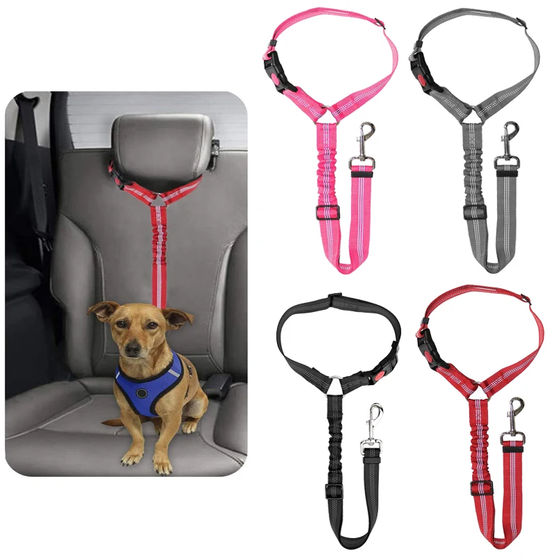 Dog Seat Belt Adjustable Durable Car Seat Belt Reflective Elastic Nylon Bungee Connect Dog Harness in Vehicle Travel Strap Leads
Dog Seat Belt Adjustable Durable Car Seat Belt Reflective Elastic Nylon Bungee Connect Dog Harness in Vehicle Travel Strap Leads