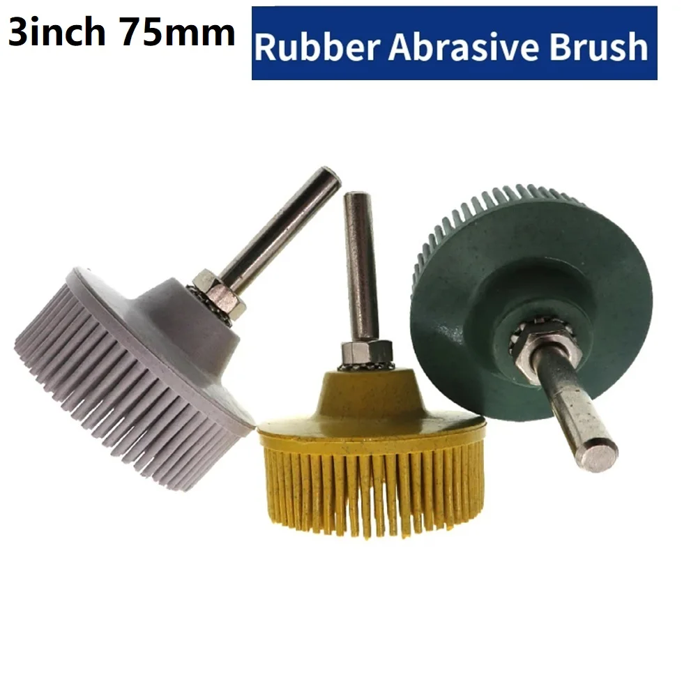 1 Pcs Polishing Brush Polishing Wheel 3inch 50/80/120Grit Bristle Disc Rubber Abrasive Brush Electrical Drill Head
1 Pcs Polishing Brush Polishing Wheel 3inch 50/80/120Grit Bristle Disc Rubber Abrasive Brush Electrical Drill Head