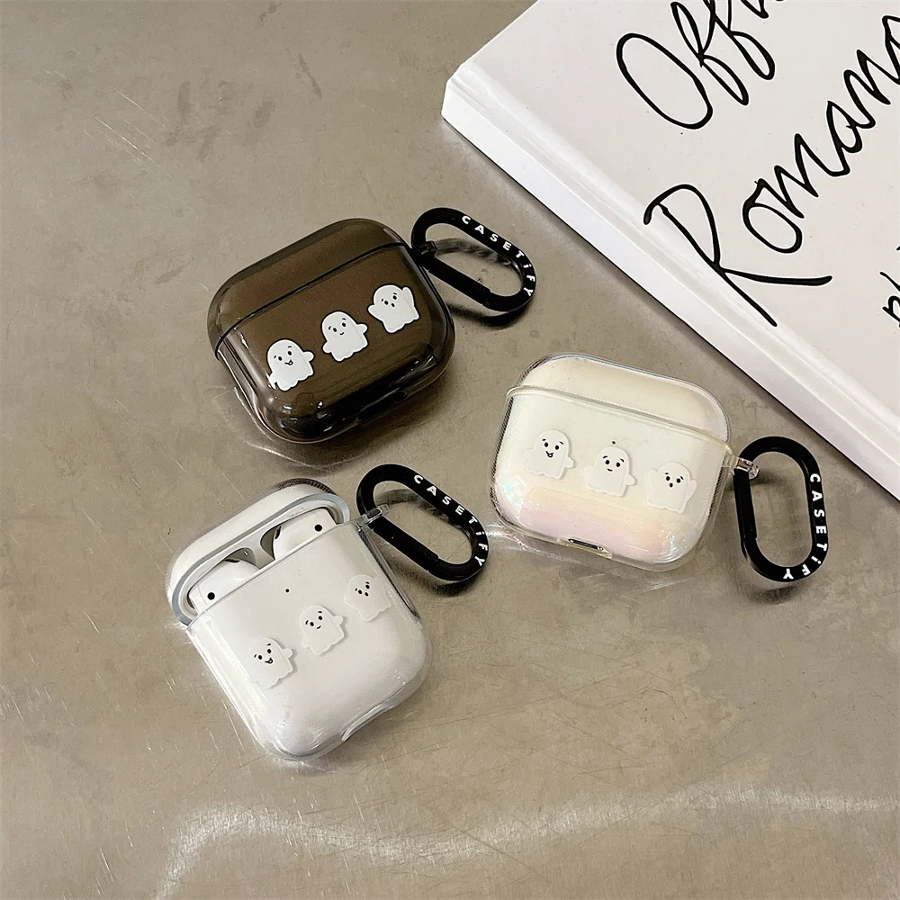 Чехол для наушников AirPods Pro, прозрачный чехол для наушников с милым мультяшным забавным призраком, защитный чехол для наушников AirPods 1 2 3rd
Чехол для наушников AirPods Pro, прозрачный чехол для наушников с милым мультяшным забавным призраком, защитный чехол для наушников AirPods 1 2 3rd